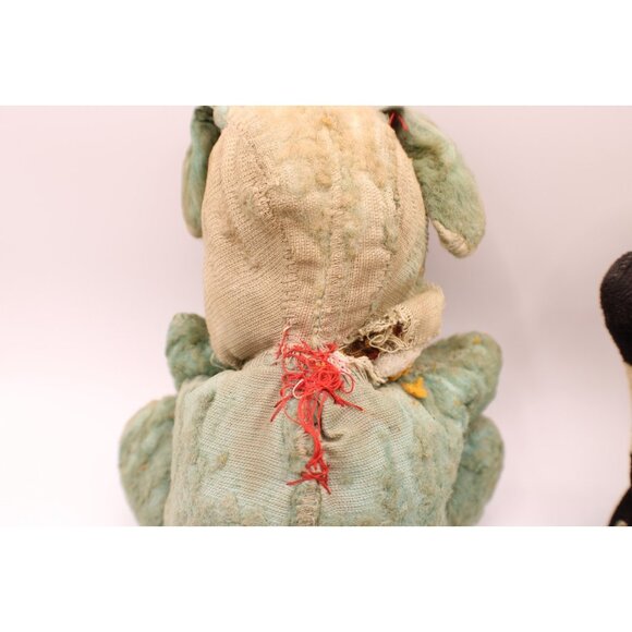 Lot 6 Vintage Plush Rubber Face Doll Stuffed Animal Toys NEED REPAIR SAVE THEM! - Picture 7 of 13